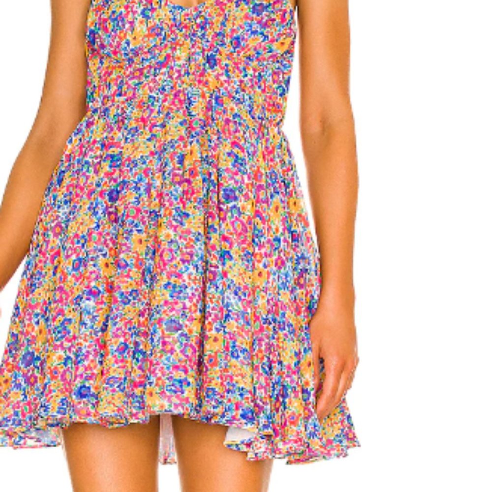 For Love and Lemons Sasha Floral Mini Dress
